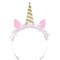 Party Central Sparkling Unicorn Tiara Party Headbands - 6" - Club Pack of 48